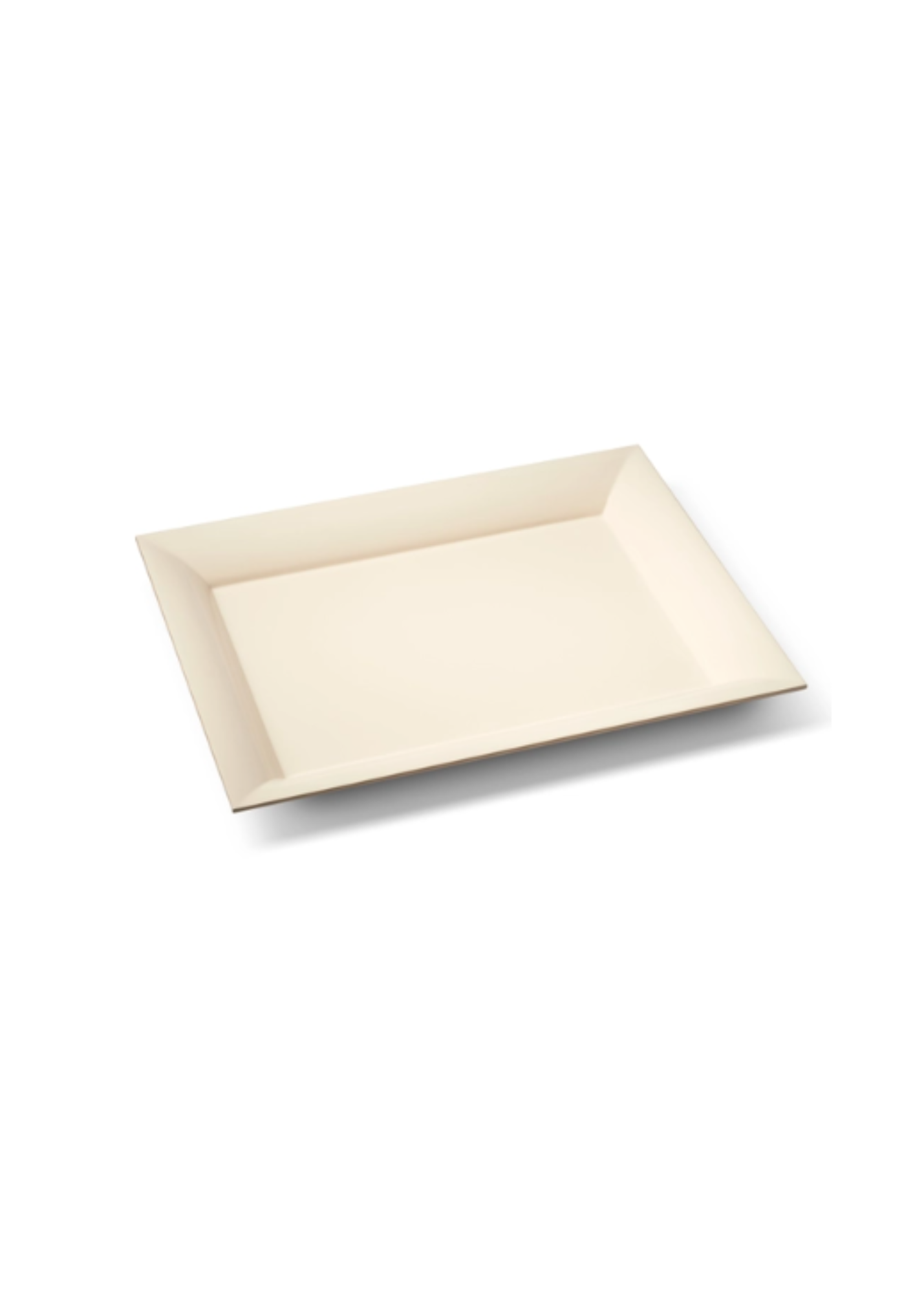 AERIN & Gracie Lacquer Large Serving Tray- Cream