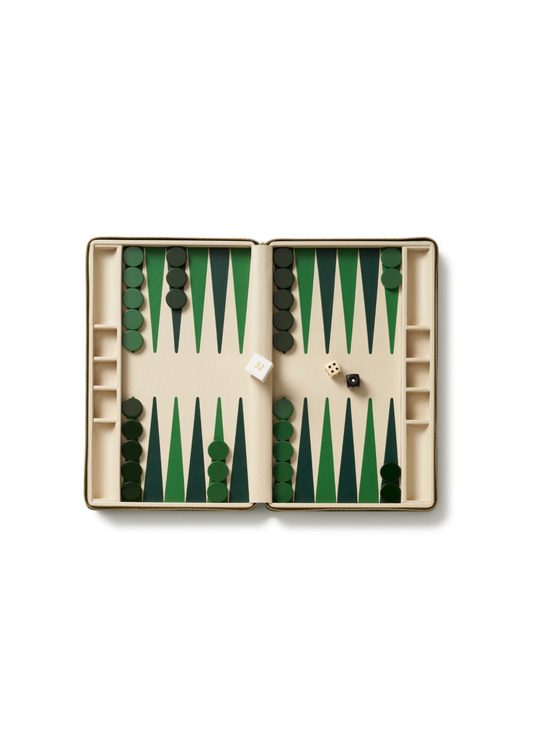 Enzo Travel Backgammon - Verde