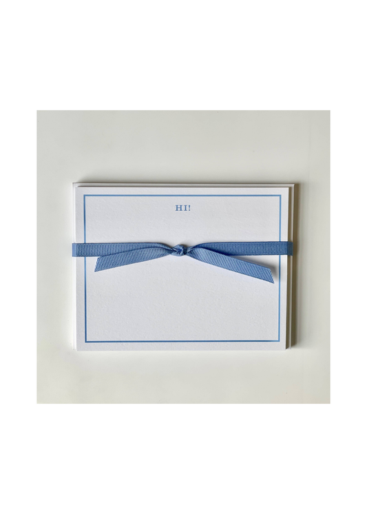 Hi! - Flat Note Cards