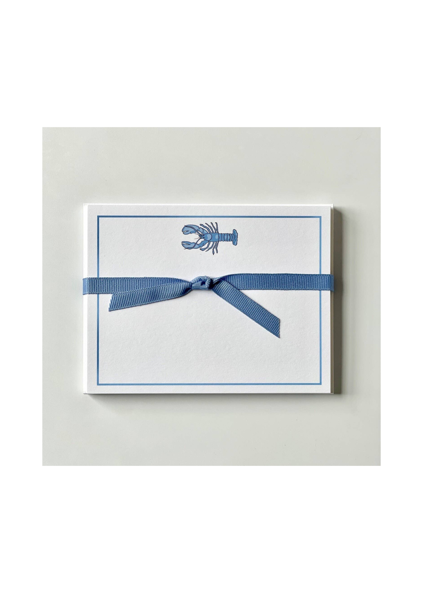 Lobster, Blue - Flat Note Cards