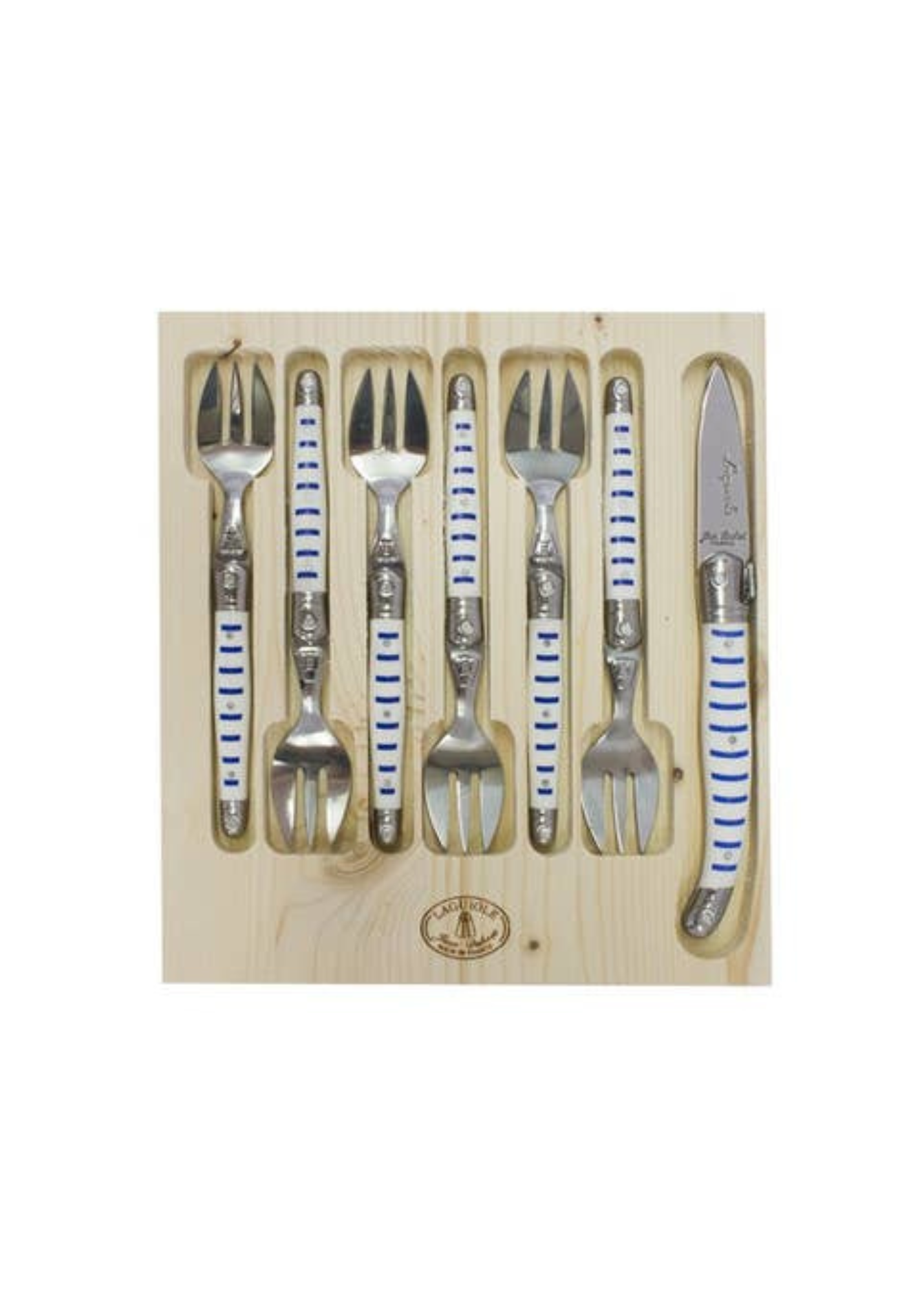 Jean Dubost 7 Piece Mariniere Collection Oyster Set