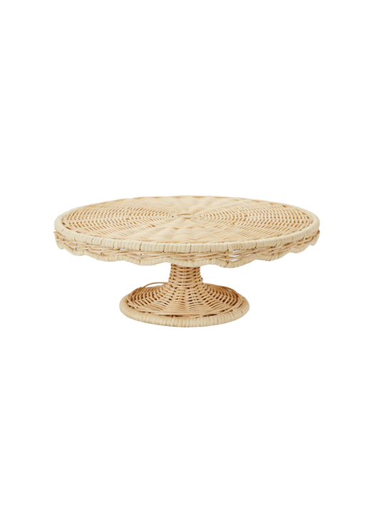 Rattan Round Serving Stand