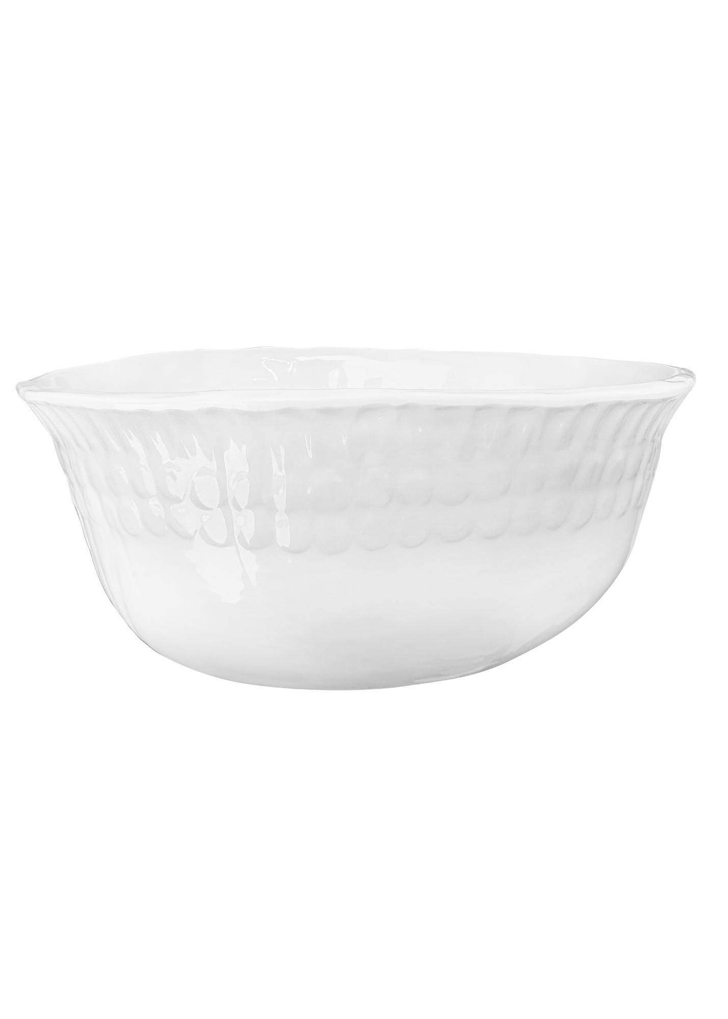 Dottie Large Serving Bowl: White