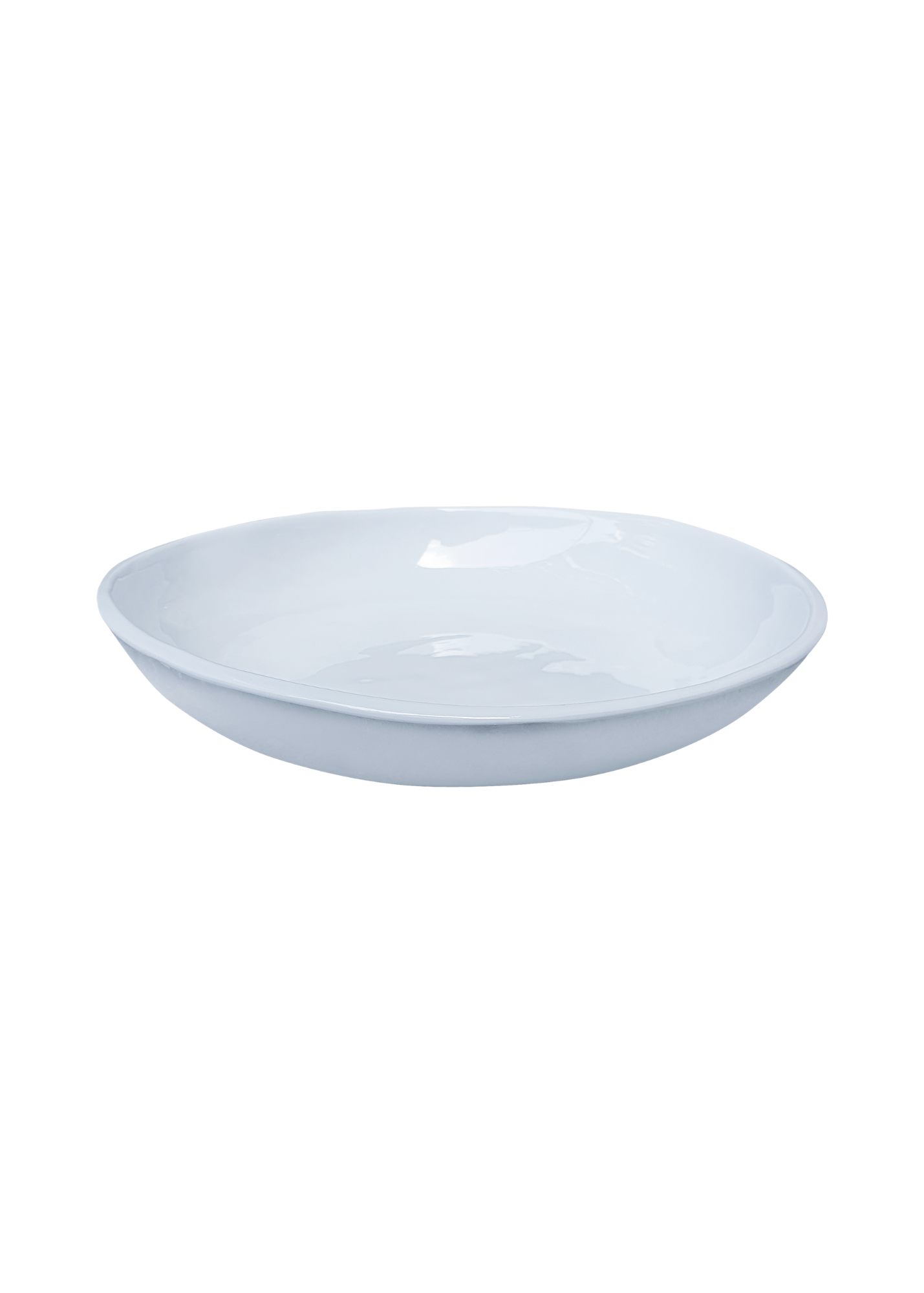 Simple Round Pasta/Soup Bowl: White