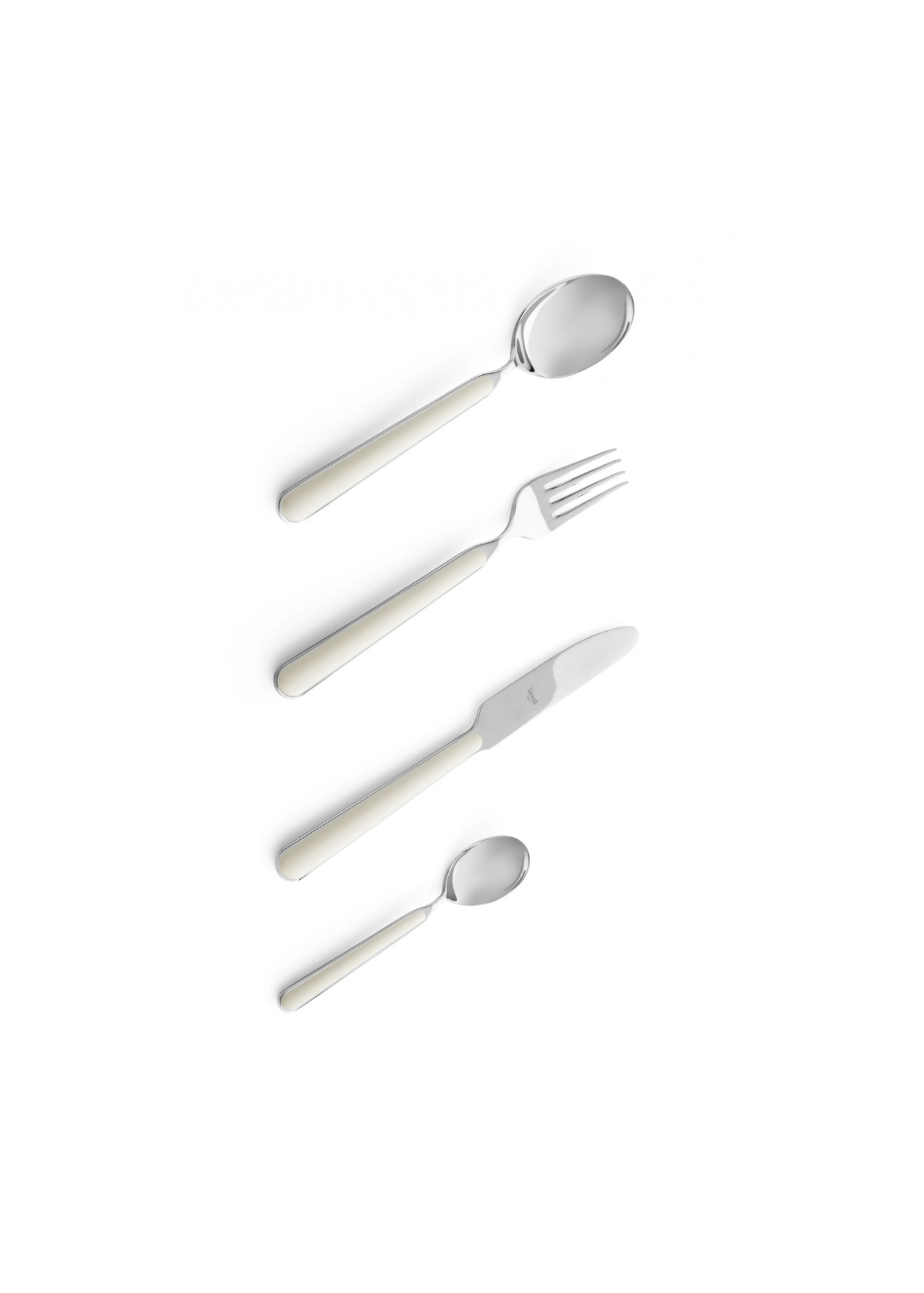 Fantasia 5 Piece Flatware Set- White