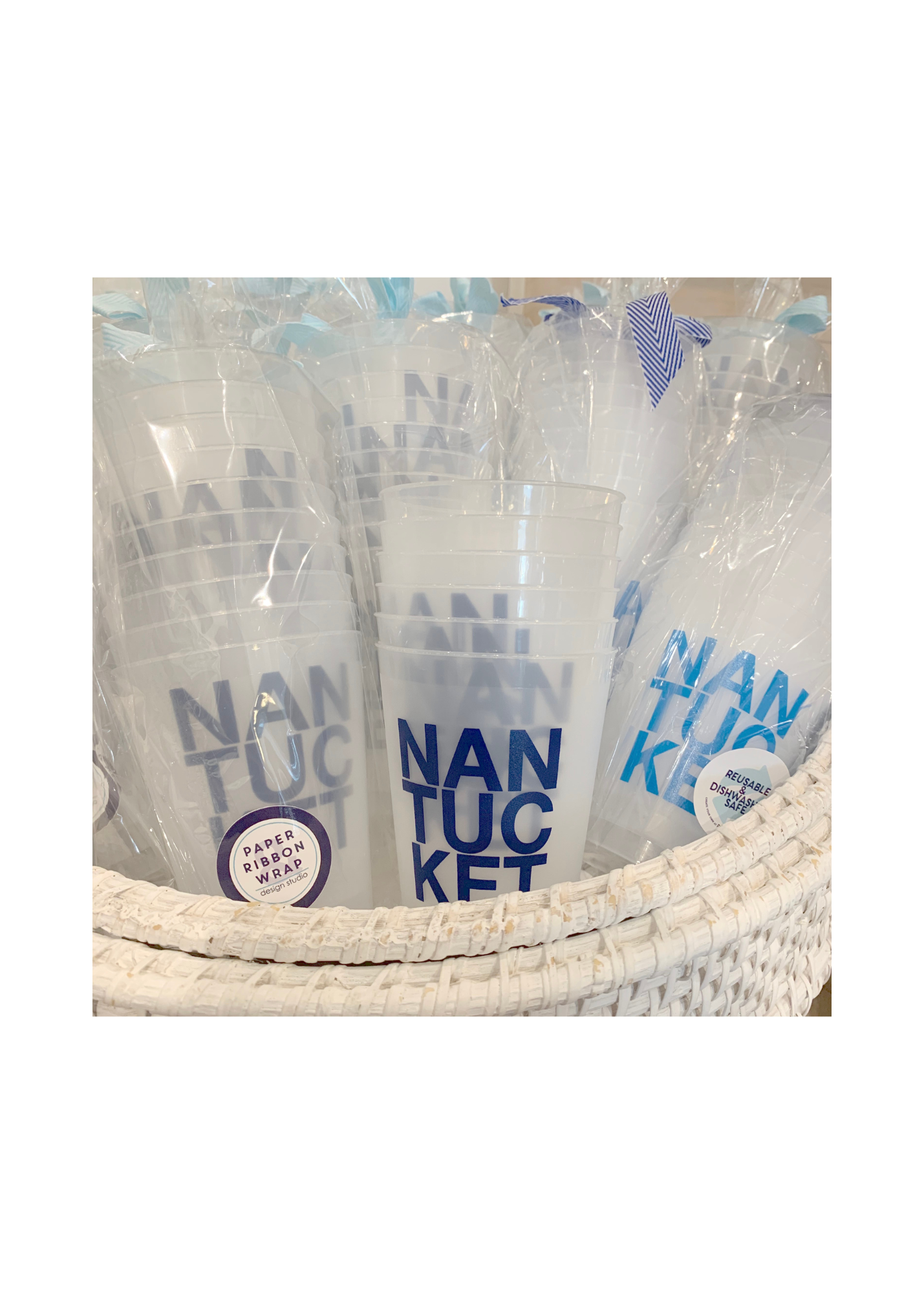 NANTUCKET Re-Usable Cups - 10 Pack