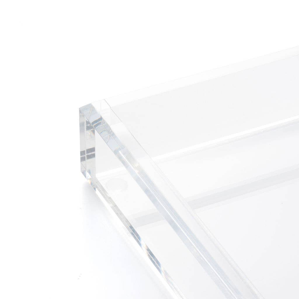 Guest Towel Acrylic Tray | Crystal Clear