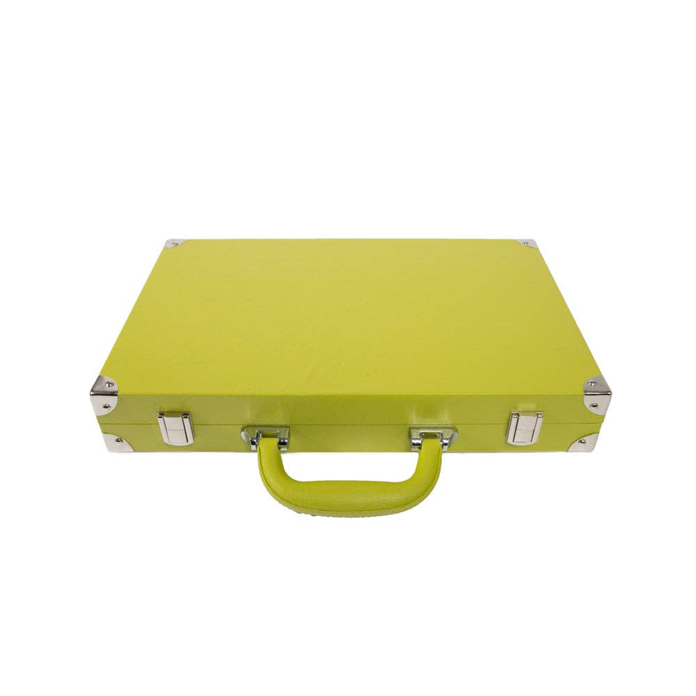Ellen Backgammon Set: Lime
