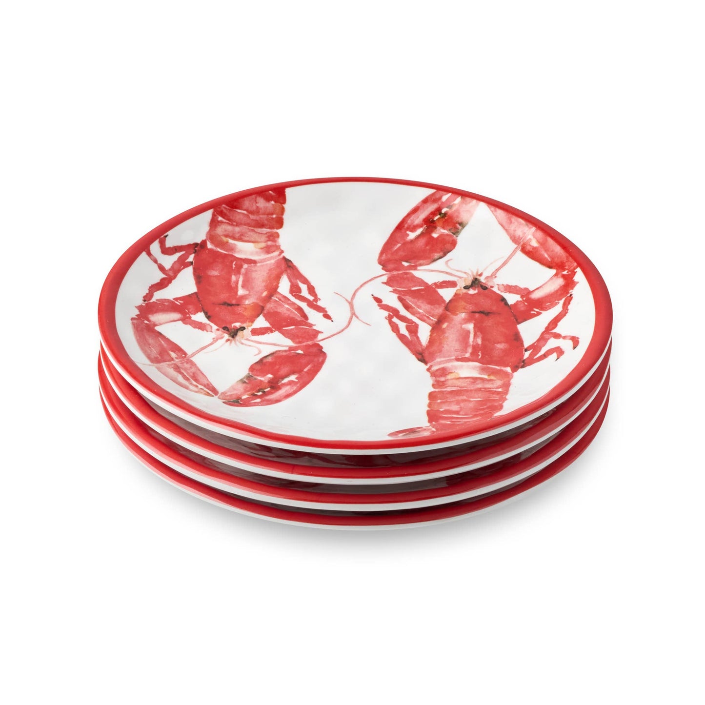 Beach House Lobster Canape Plates - Set of 4