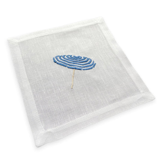 Blue Beach Umbrella Coasters