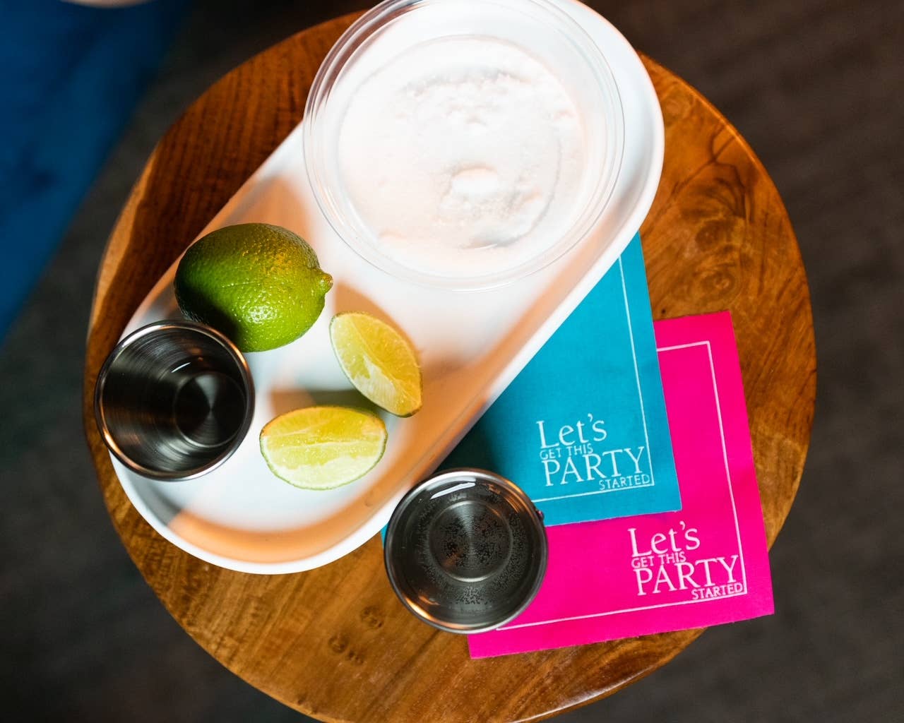 Real Teal Luxury Roll of Disposable Cotton Cocktail Napkins