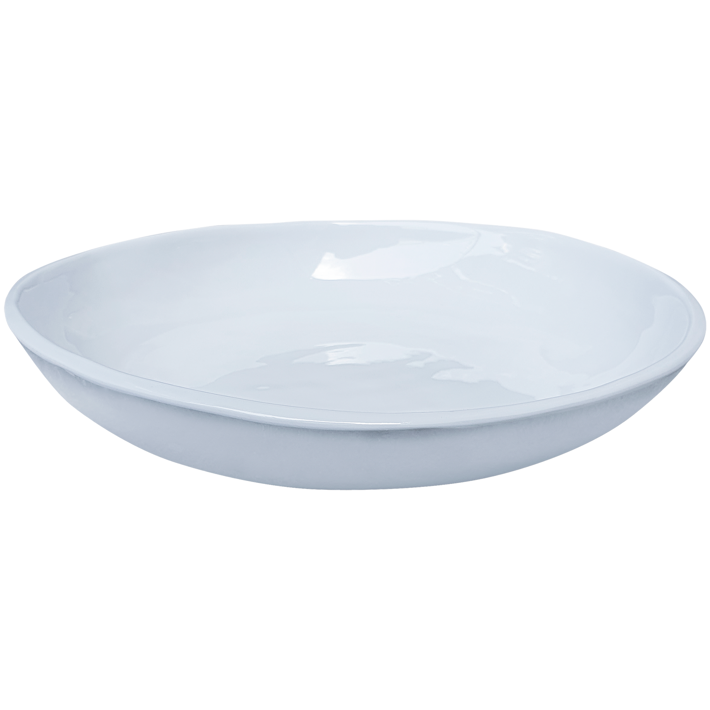 Simple Round Pasta/Soup Bowl: White