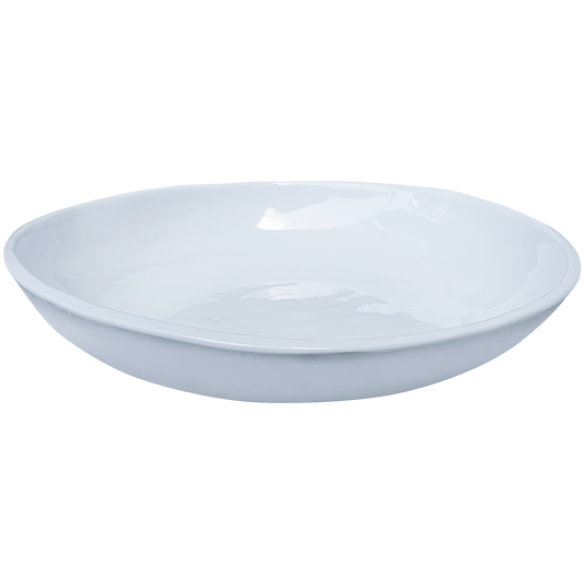 Simple Round Pasta/Soup Bowl: White