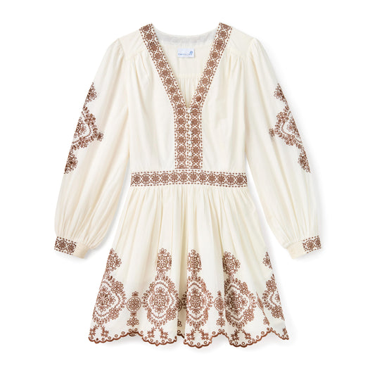 Blake Mini Dress-Ivory