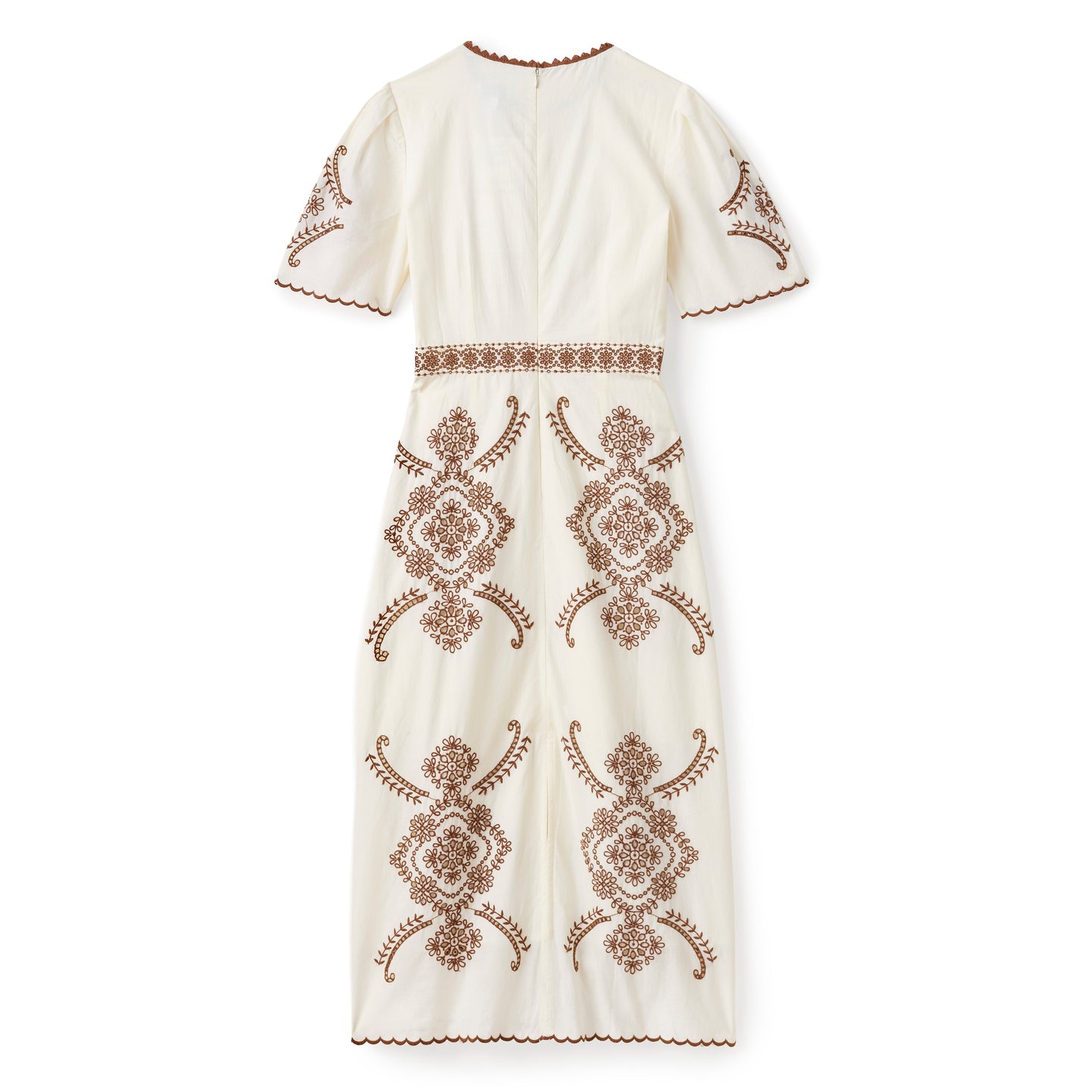 Bobbi Midi Dress-Ivory