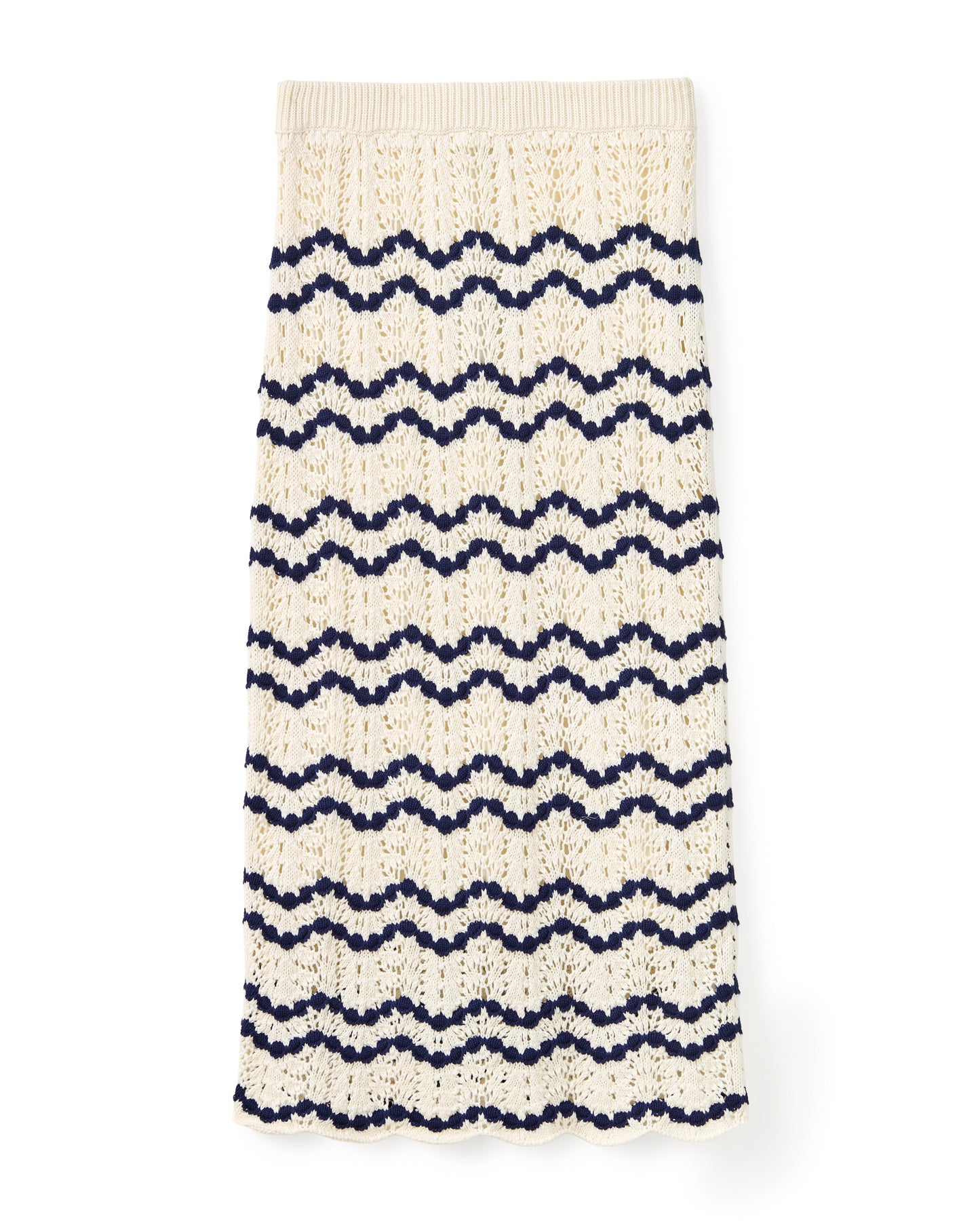 SU26 Caroline Skirt-Beach Wave Stripe-Natural