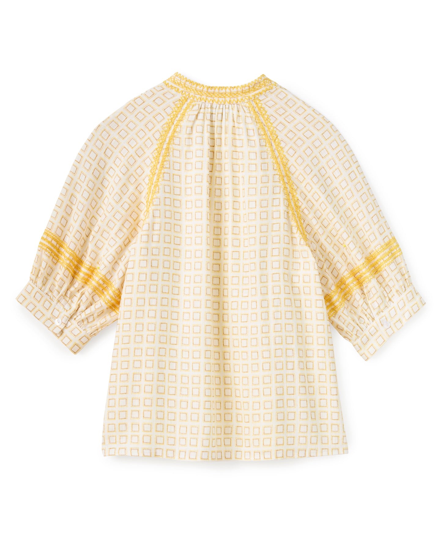 Eleanor Top-Seaglass Print-Ivory
