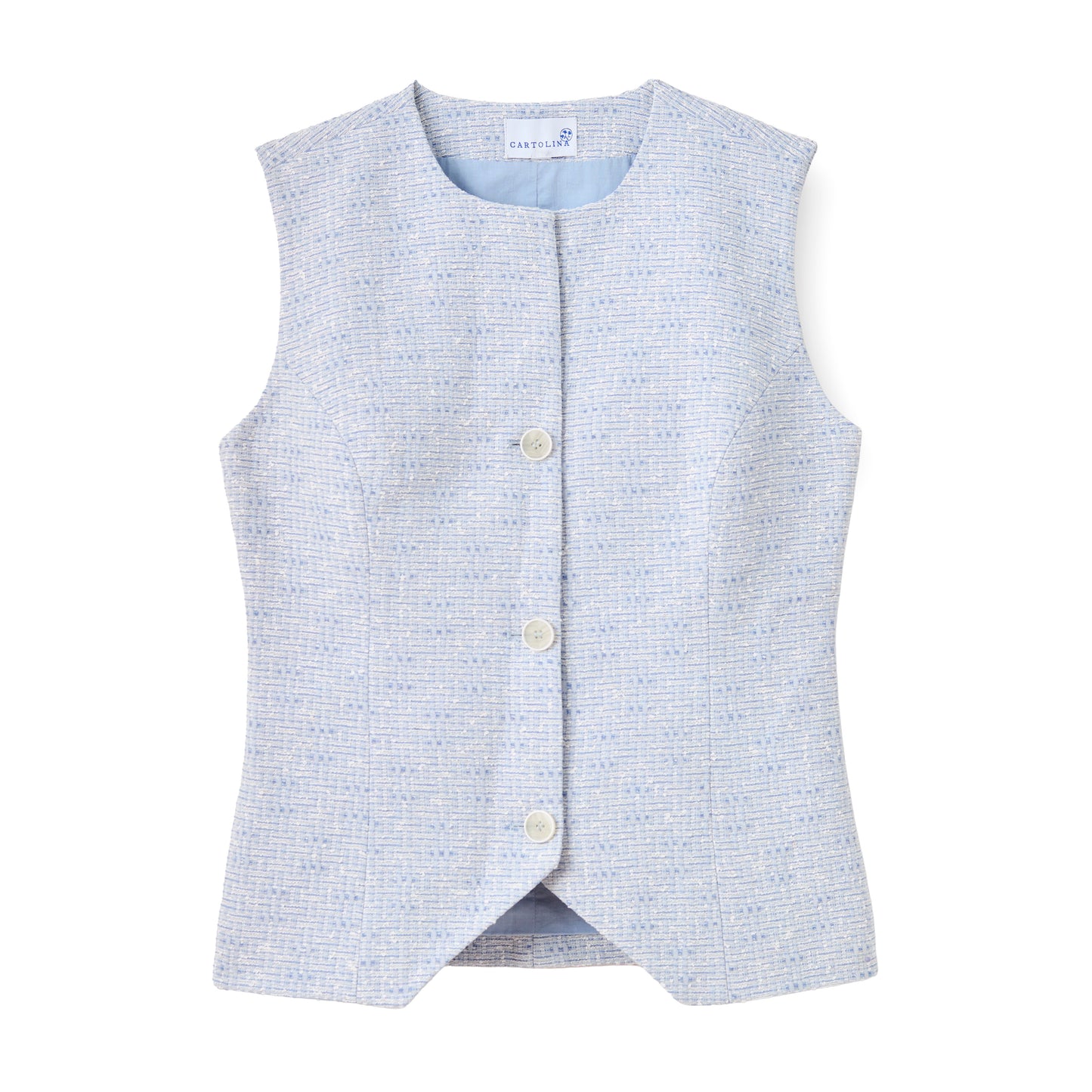 Freja Vest-Blue Mist
