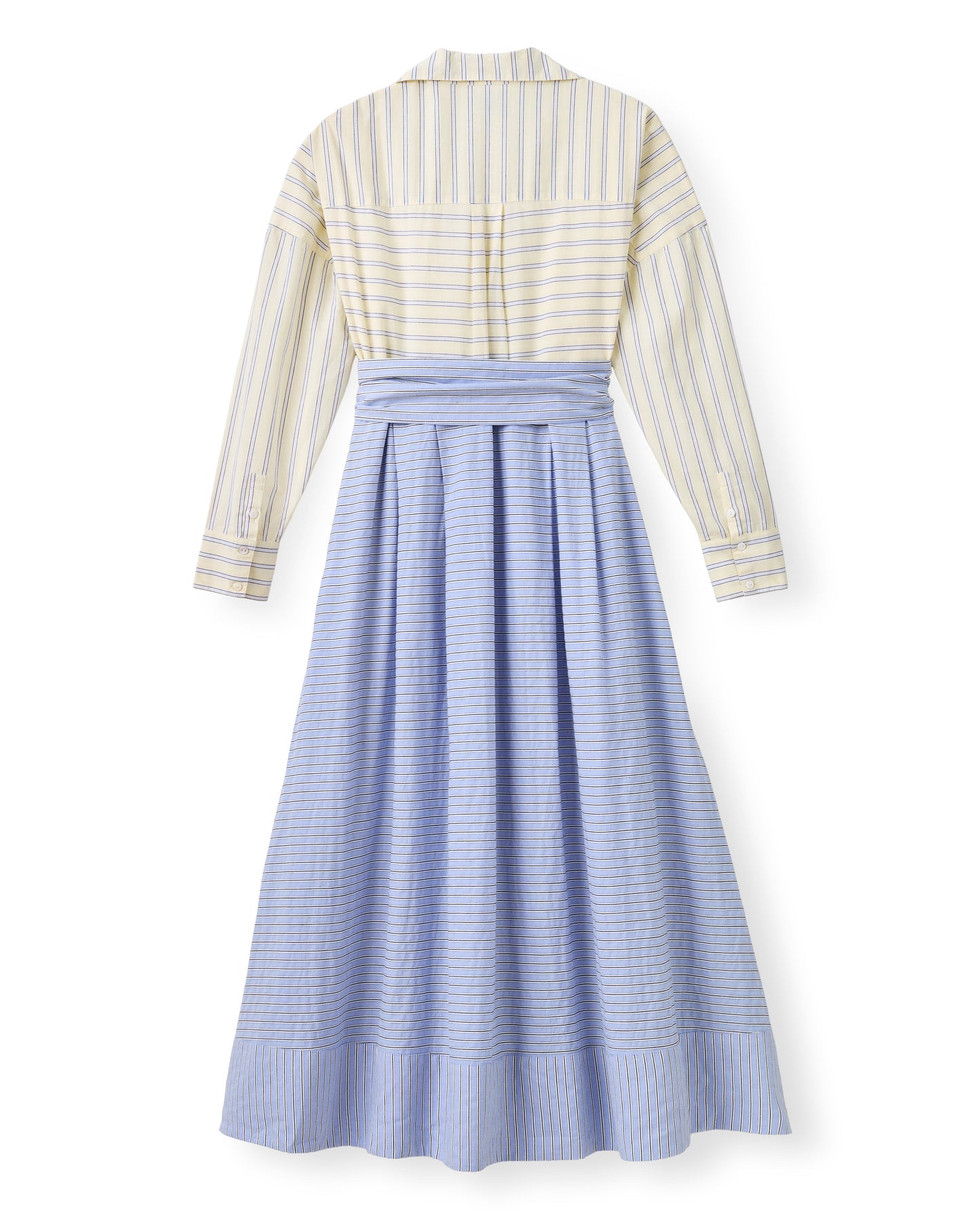 Johanna Dress-Banana Stripe