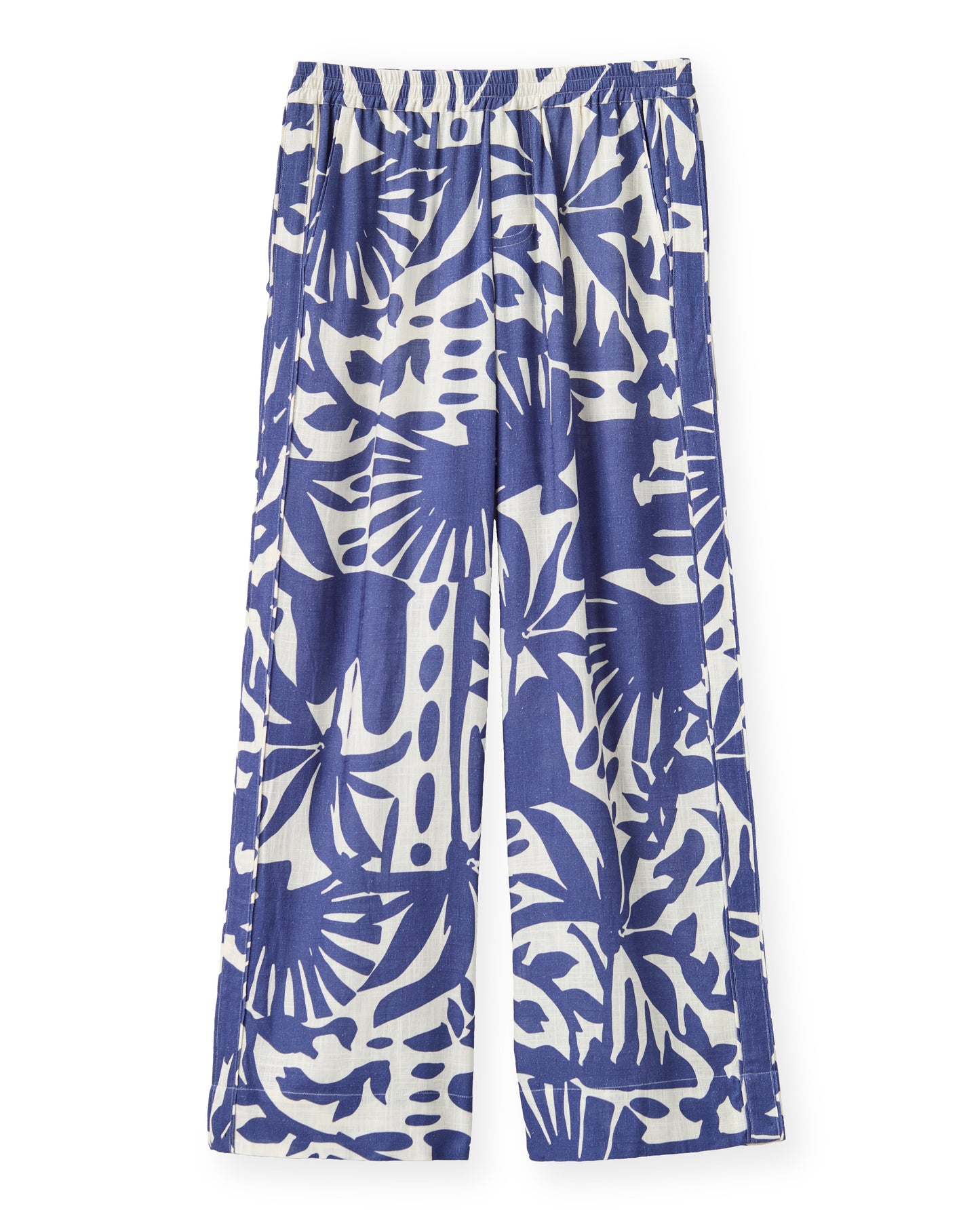Mia Pant-Parrish Geo Print-Coastal Indigo