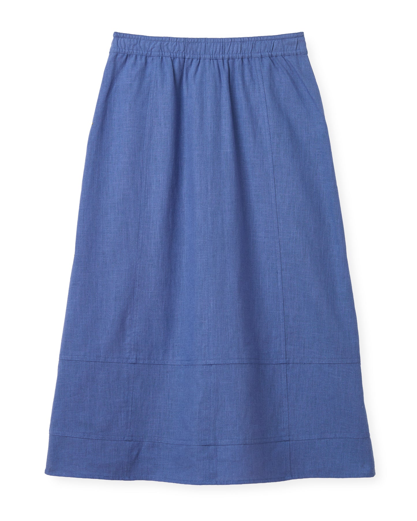 Alice Button Skirt-Coastal Indigo