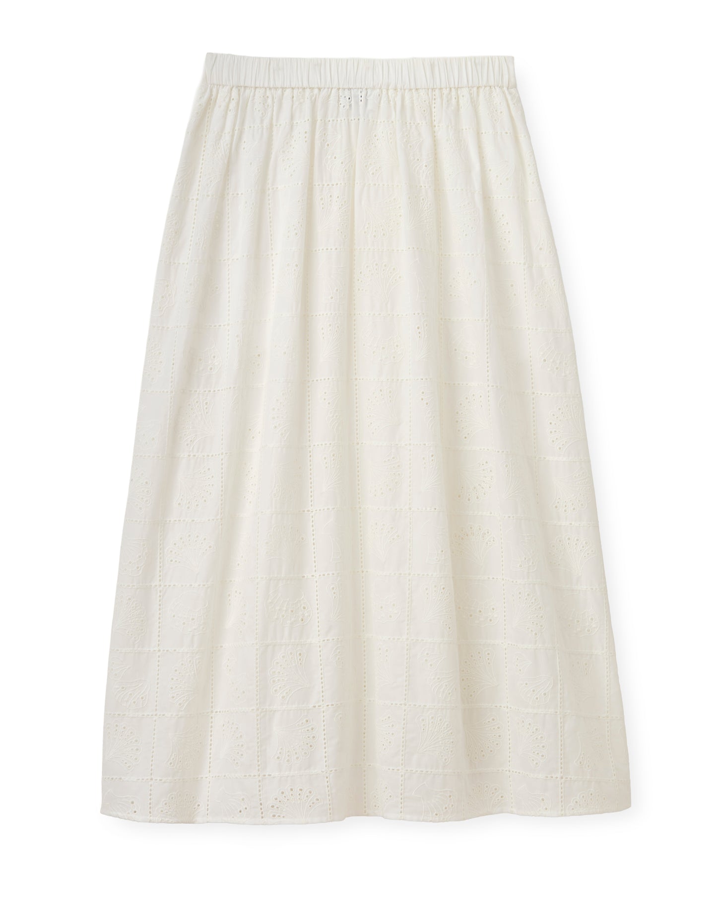 Celine Midi Skirt-Soft White