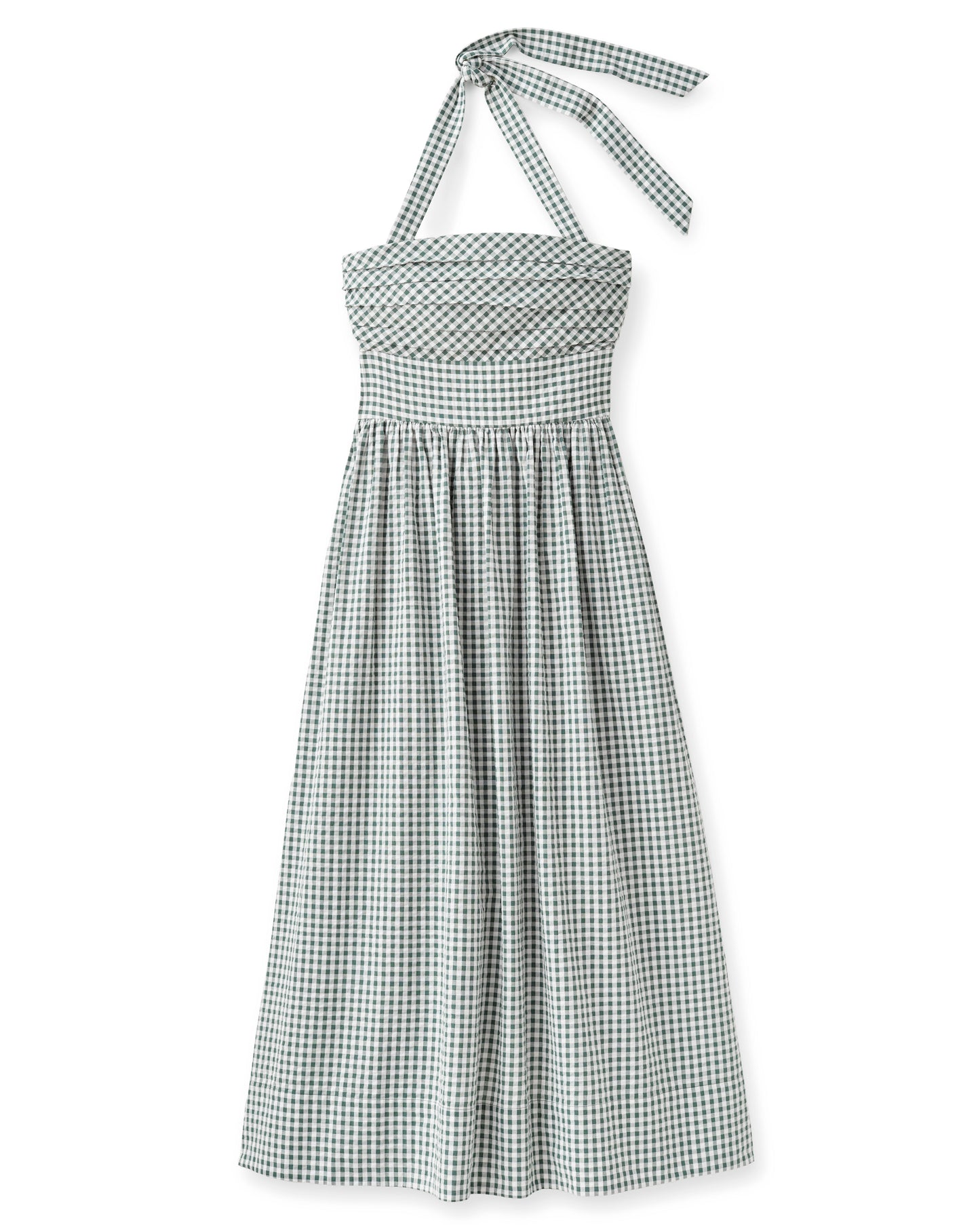Chalmers Halter Midi Dress-Moss
