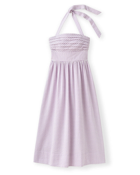 Chalmers Halter Midi Dress-Wisteria