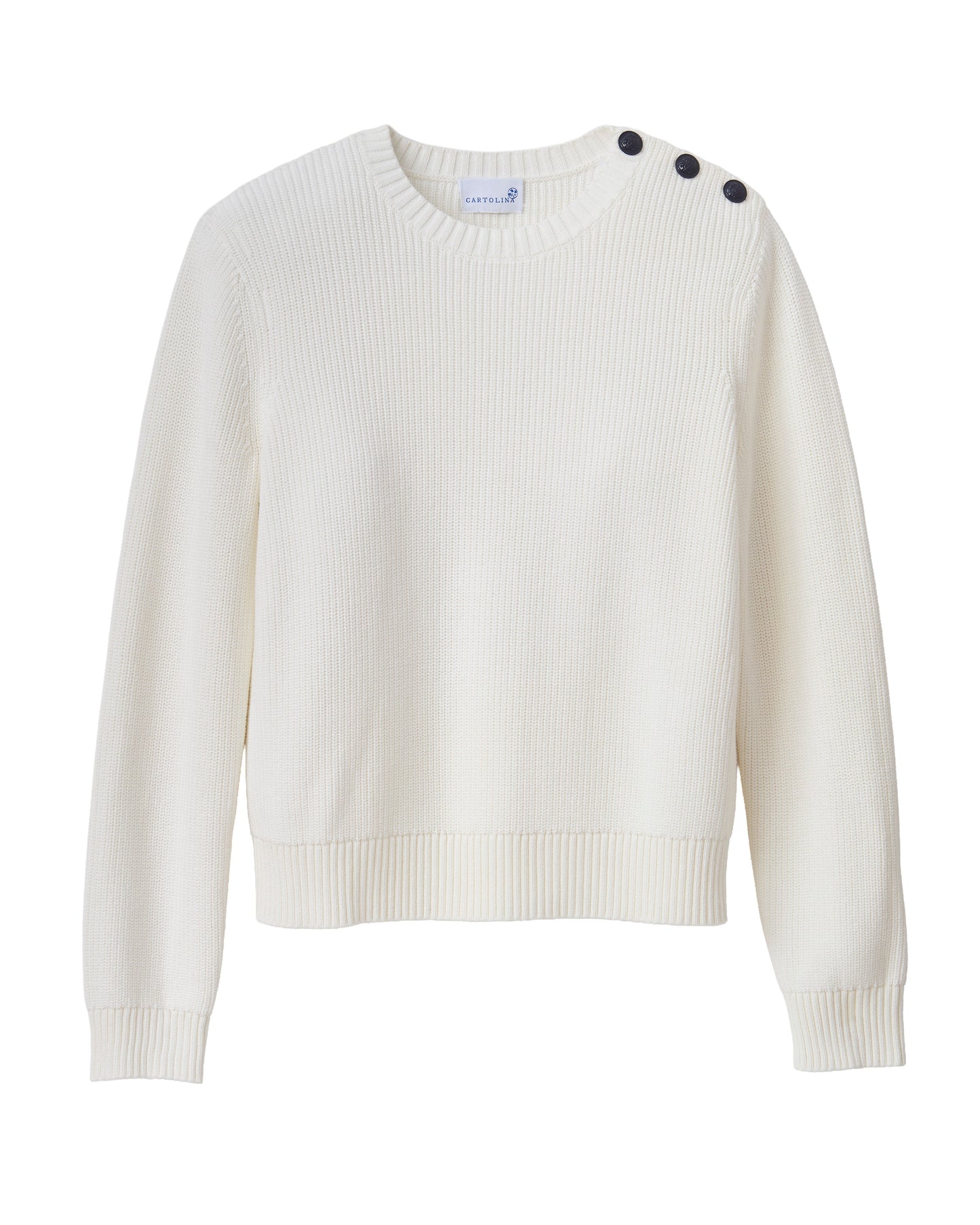 Collins Sweater-Bright White