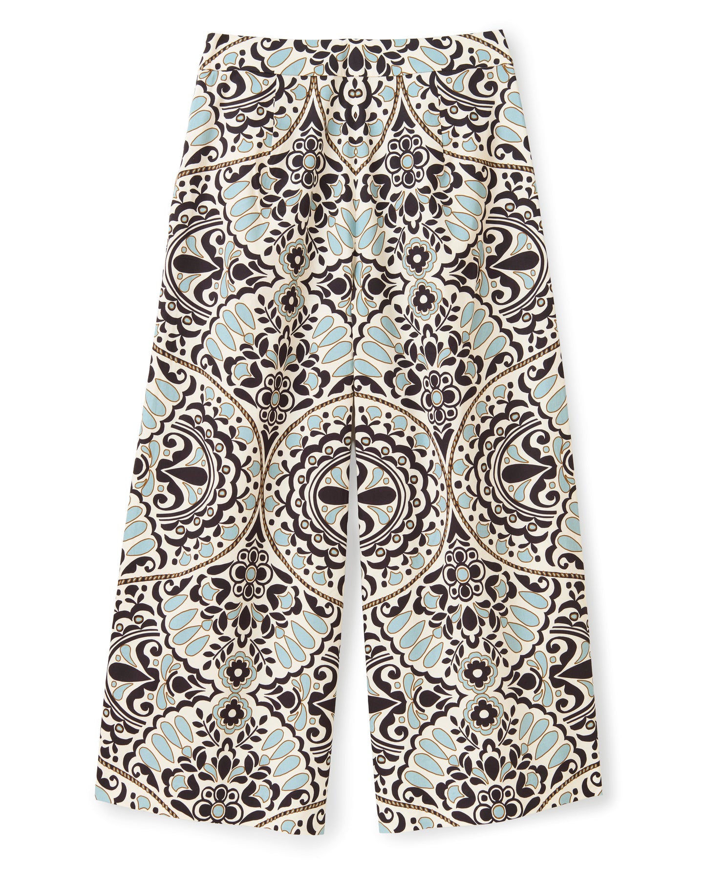 Salida Culotte Pants-Flor Medallion Tidal Pool