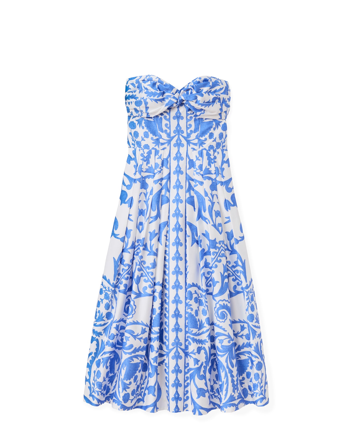 Ingrid Dress-Faraway Print-Provence Blue