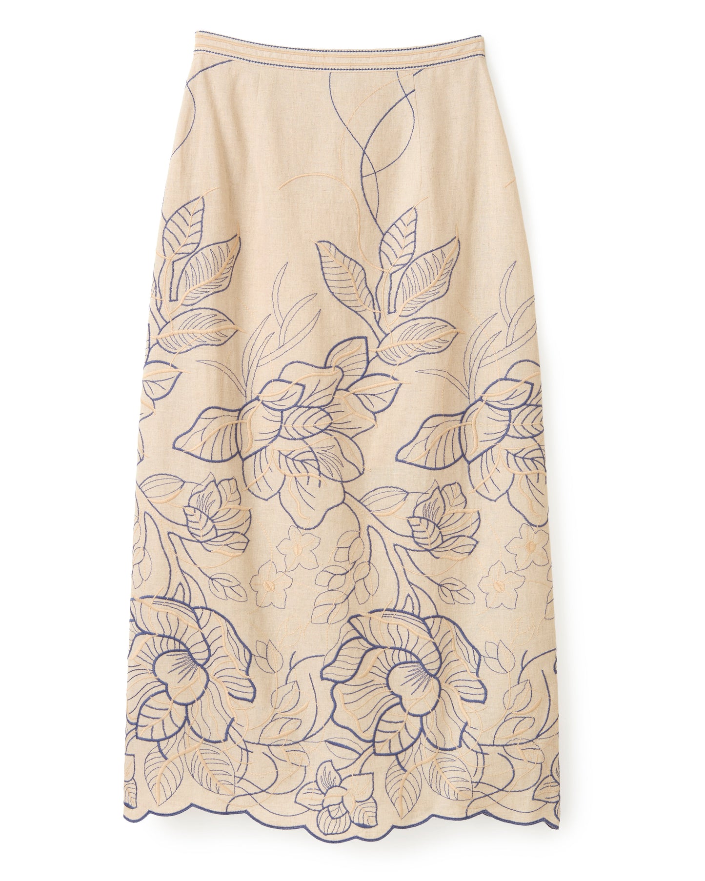 Cypress Skirt-Natural Linen