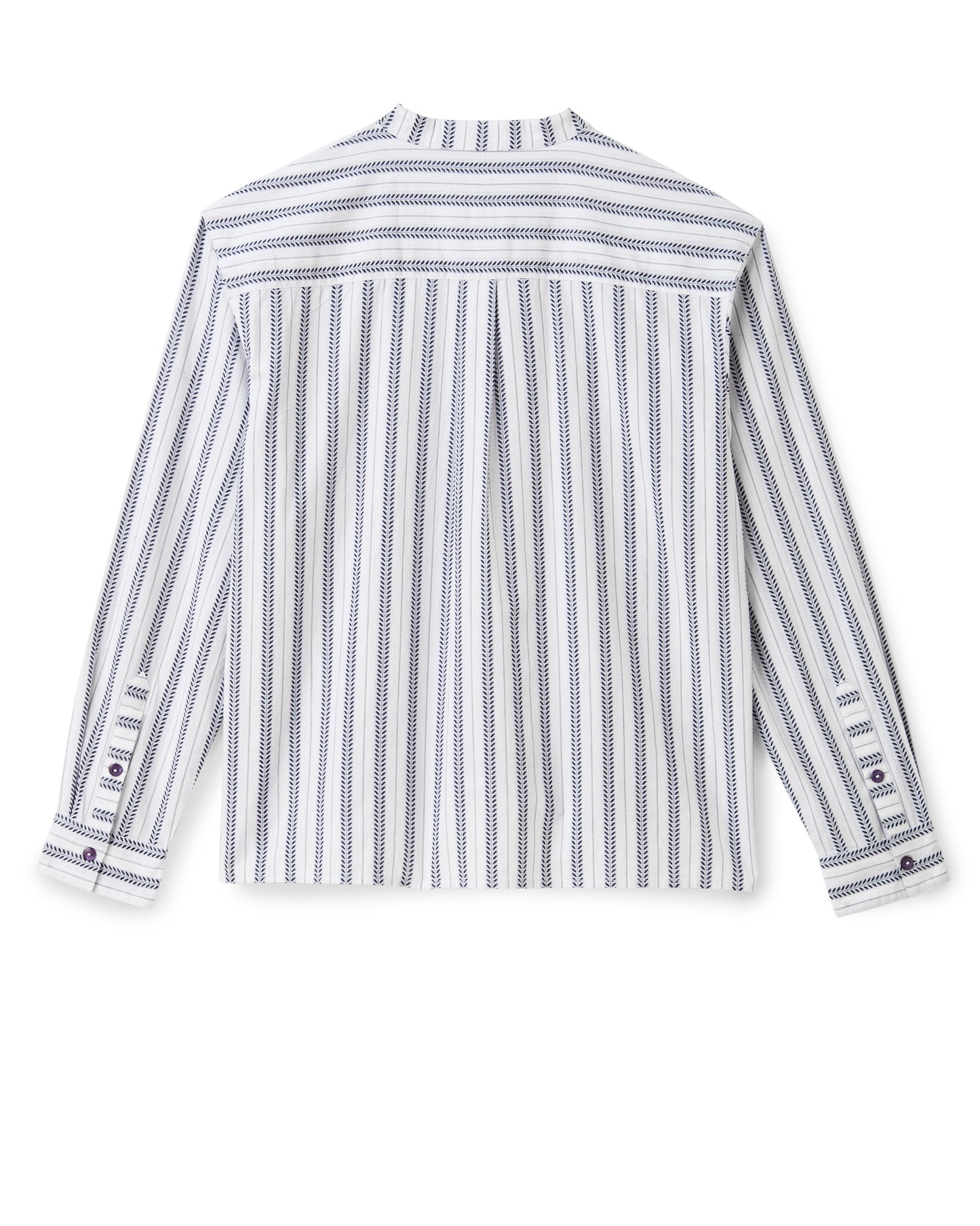 Rosalie Shirt-Coastal Indigo Stripe