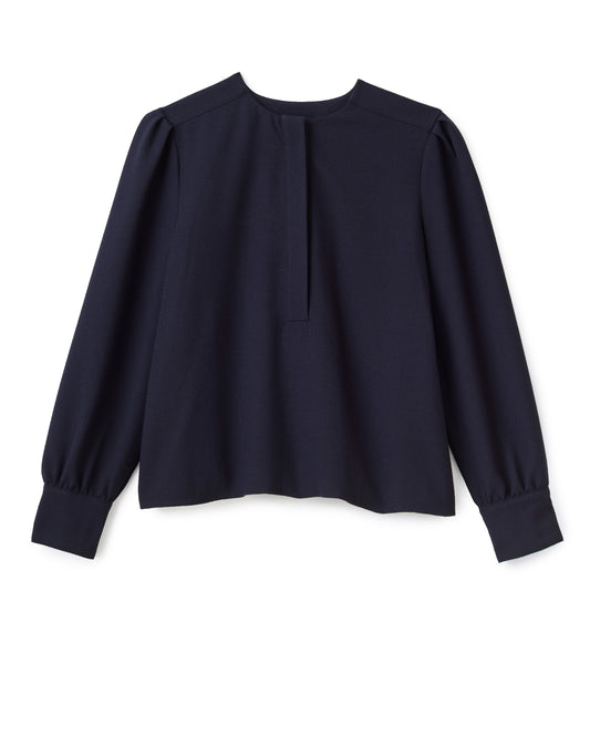 Sage Top-Dark Navy