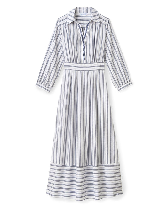 Seraphina Dress-Coastal Indigo Stripe