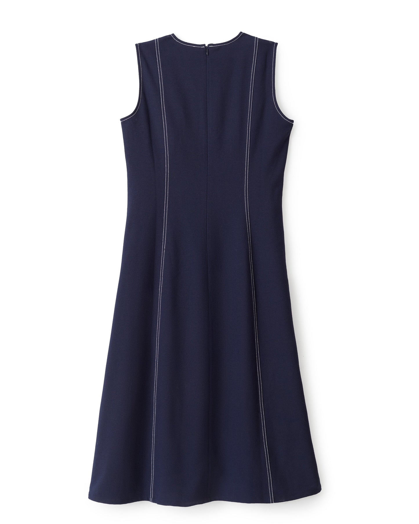 Rain Midi Dress-Dark Navy