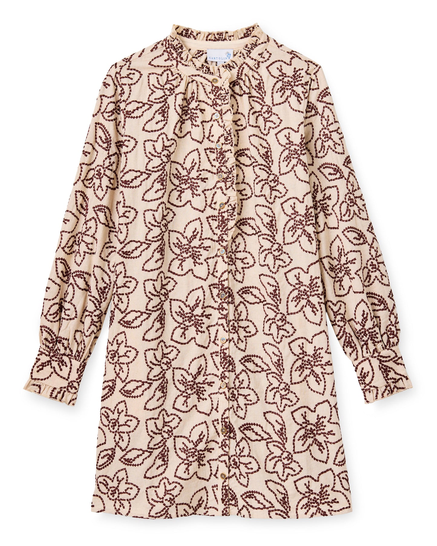 Ramona Dress-Field Floral Embroidery
