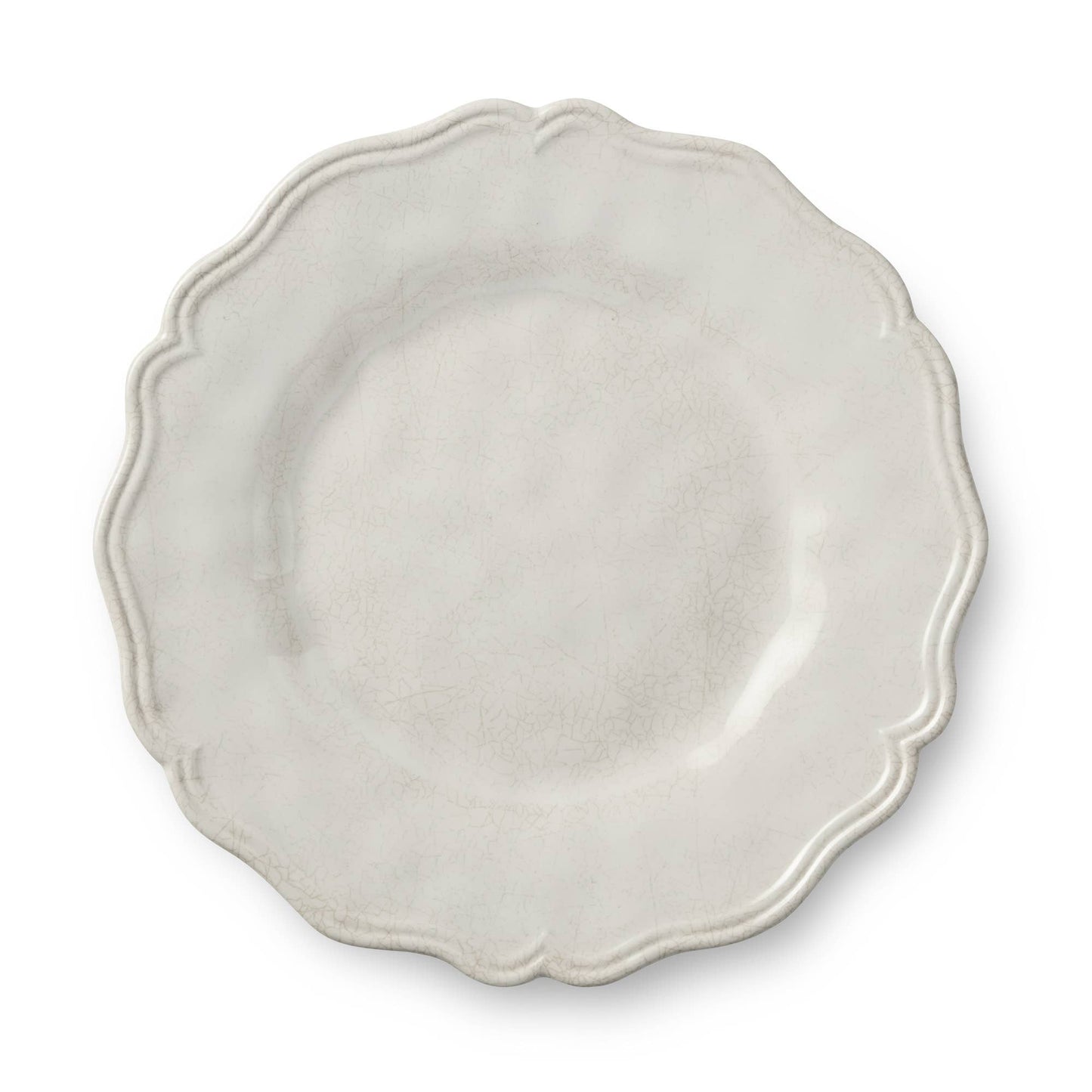 Isabella Cream Melamine Salad Plate - Set of 4
