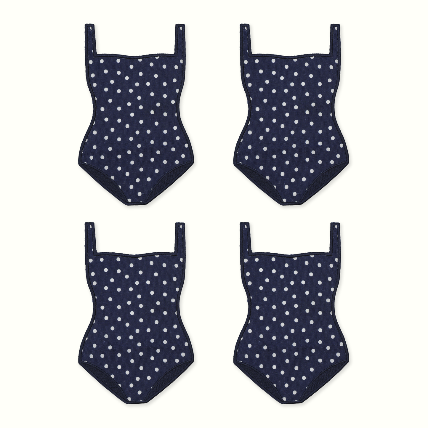 Polka Dot Swimsuit Cocktail Napkins