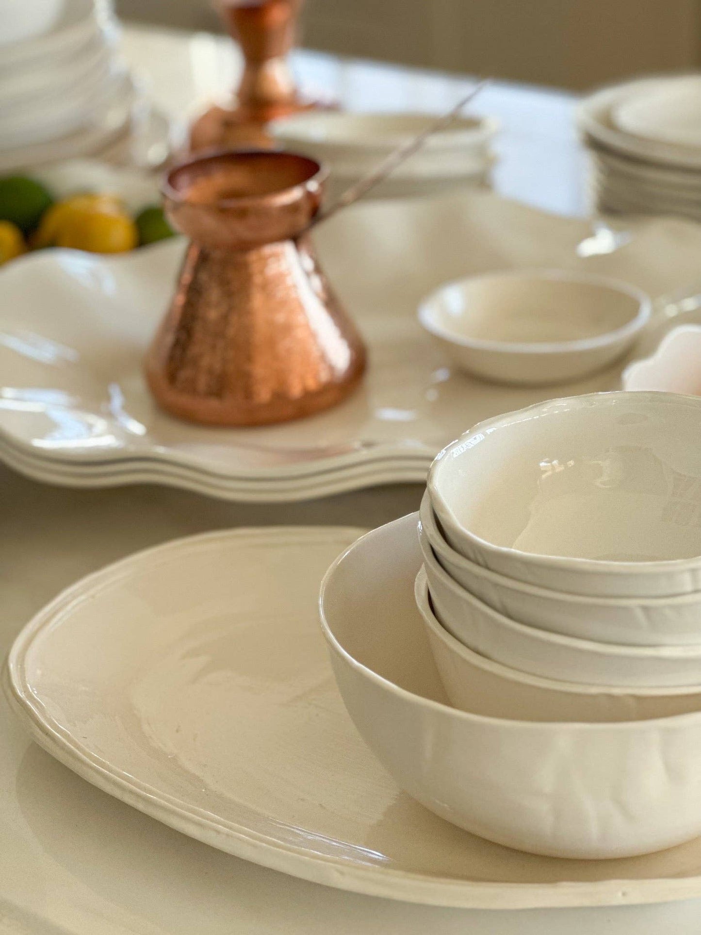 Stacking and Serving Bowls: Small 7" diameter