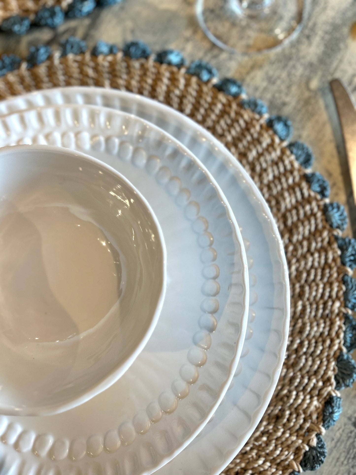 Dottie Soup/Cereal Bowl: White