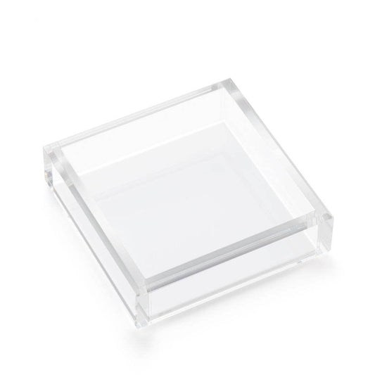 Cocktail Napkin Acrylic Tray | Hamptons White