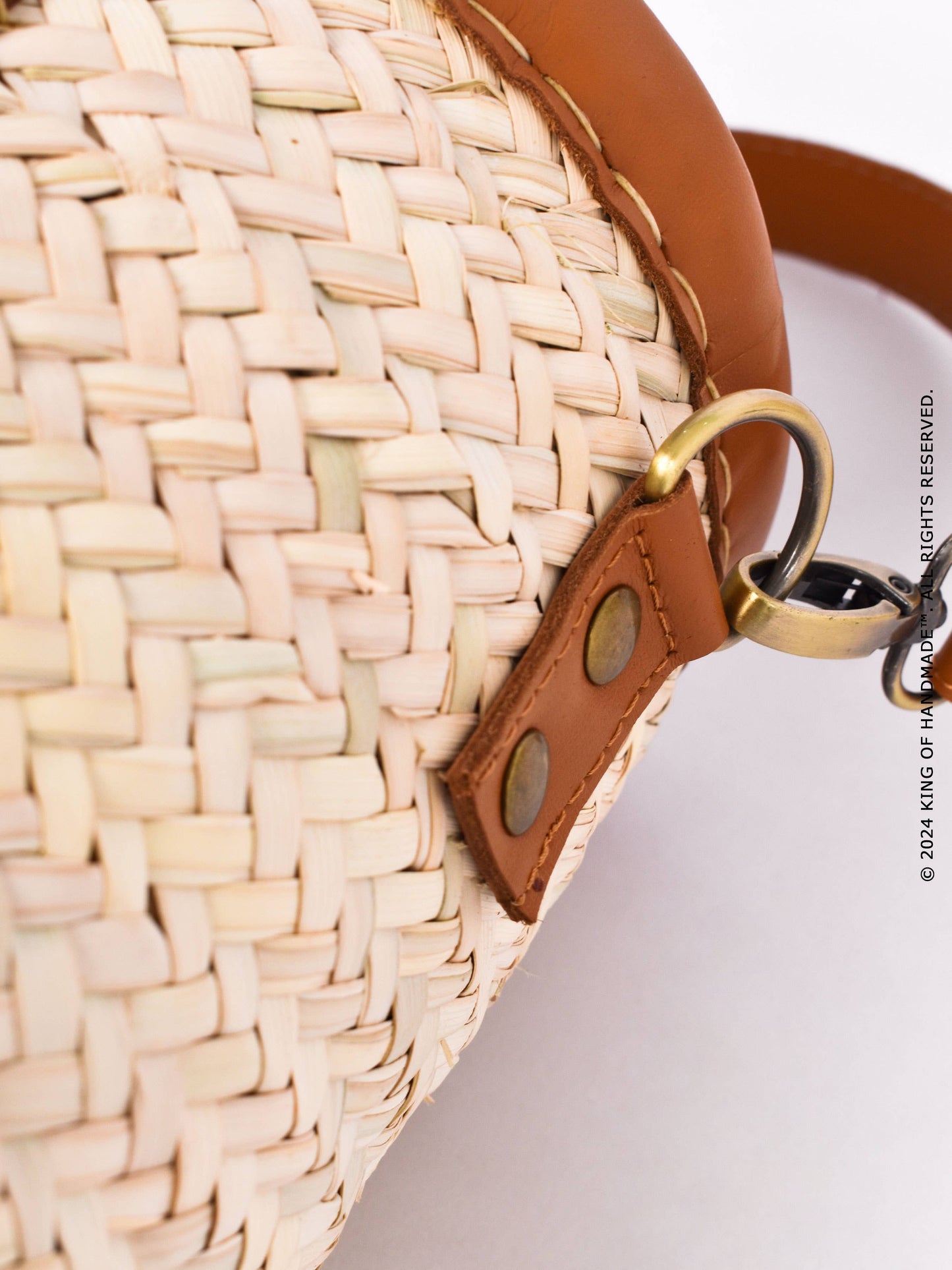 Leather Bucket Bag - Stylish Summer Purse and Handbag