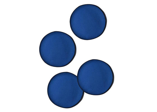 Navy Color Block Round Placemat - Set of 4