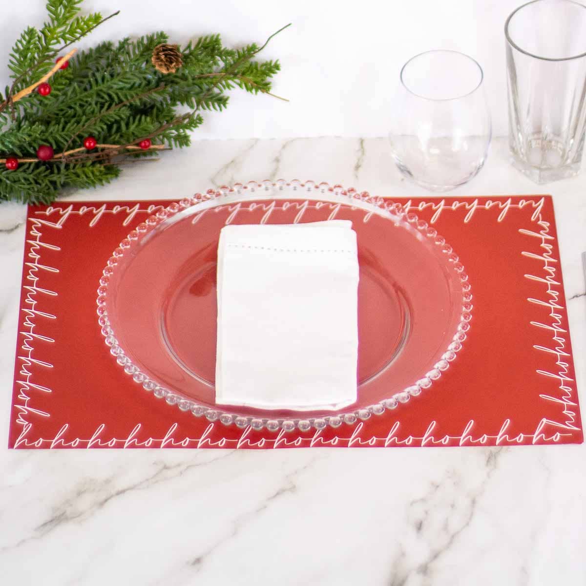 HoHoHo Paper Placemat  -  Set of 25