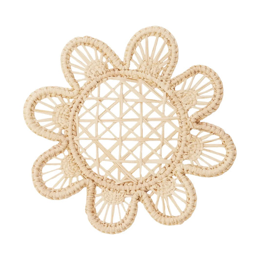 Daisy Coaster in Natural (Set of 4)