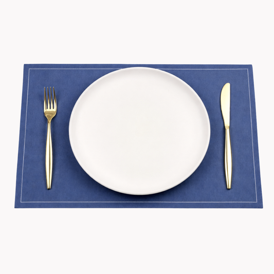 Placemats | Mystic Blue Disposable Cotton
