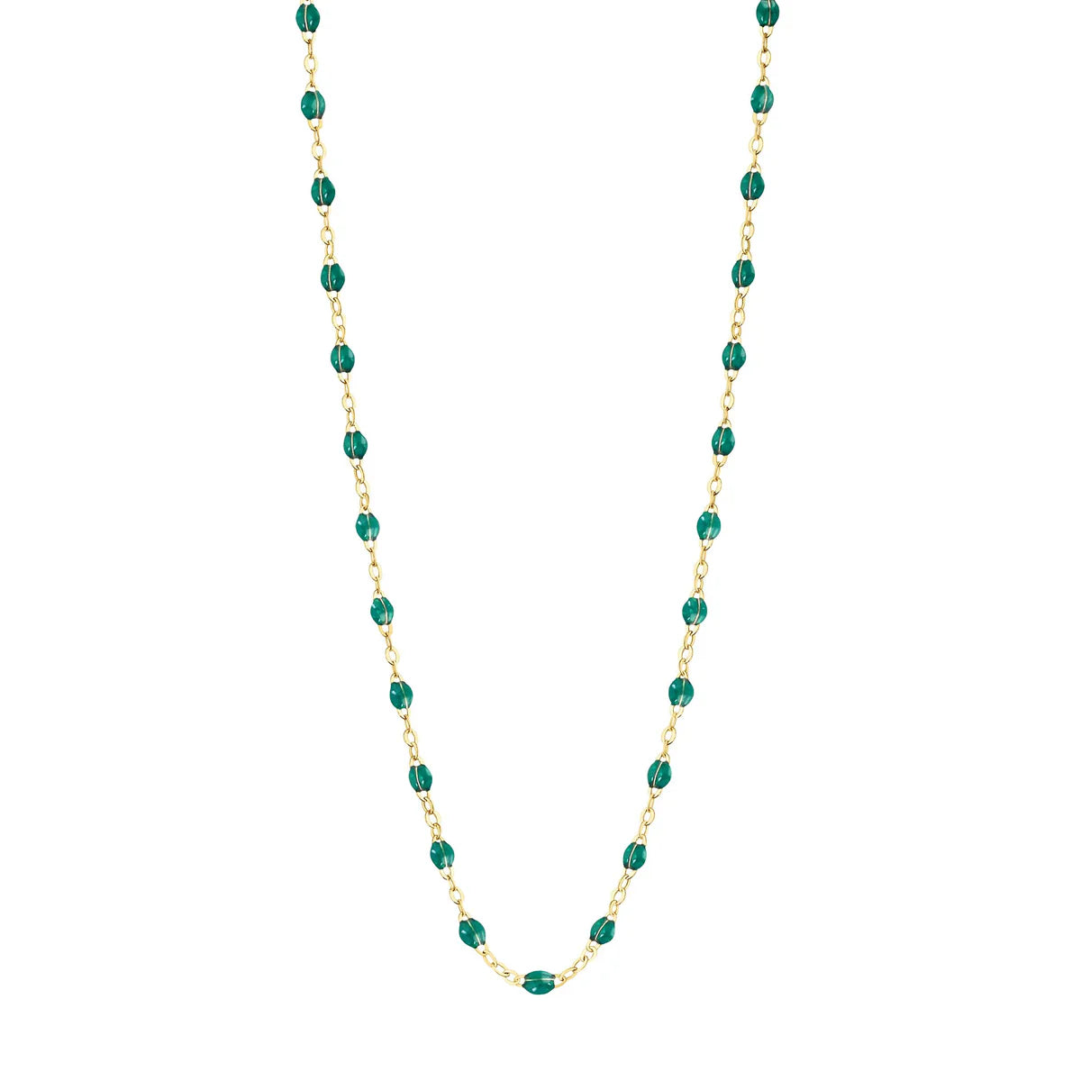 Classic Gigi Necklace - 17.7" - Emerald