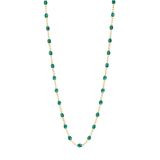 Classic Gigi Necklace - 17.7" - Emerald