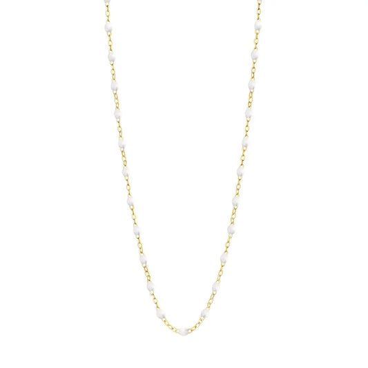 Classic Gigi Necklace - 16.5" - White